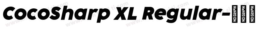CocoSharp XL Regular字体转换
